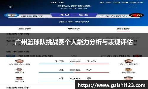 广州篮球队挑战赛个人能力分析与表现评估